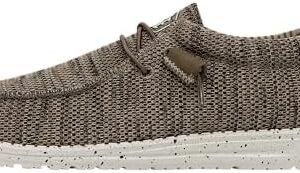 Hey Dude Men's Wally Sox | Men’s Shoes | Men's Lace Up Loafers | Comfortable & Light-Weight