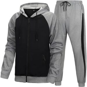 LBL Leading the Better Life Mens Track Suits 2 Piece Outfits Sets Full Zip Athletic Tracksuits Casual Jogging Sweatsuits