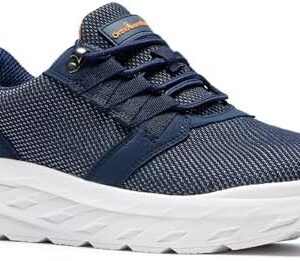 Men's Orthopedic Diabetic Wide Walking Shoes: Comfortable Plantar Fasciitis Fashion Sneakers with Arch Support, Casual Hammer Toes Swollen Tennis Work Sports Shoes for Heel and Foot Pain Relief