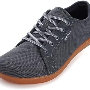 WHITIN Men's Wide Minimalist Barefoot Sneakers | Zero Drop Sole | Optimal Relaxation