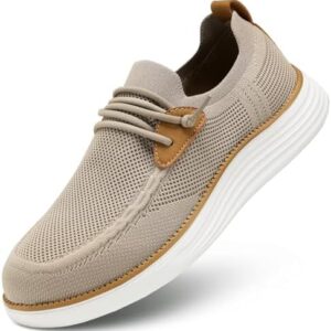 Mens Casual Loafers Shoes Slip On Fashion Walking Dress Sneakers Business Oxfords Work Lightweight Soft Sole