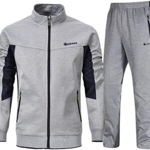 YSENTO Men's Tracksuits Outfits Set 2 Piece Jogging Suits Warm Up Sweatsuits Sweat Track Suits Sets