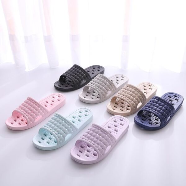 Quick Drying Shower Slippers for Women Men, Non Slip Lightweight Open-toe Travel-friendly Breathable Shoes Slide Slippers for Bathroom,Indoor,Outdoor - Image 6