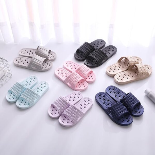 Quick Drying Shower Slippers for Women Men, Non Slip Lightweight Open-toe Travel-friendly Breathable Shoes Slide Slippers for Bathroom,Indoor,Outdoor - Image 2