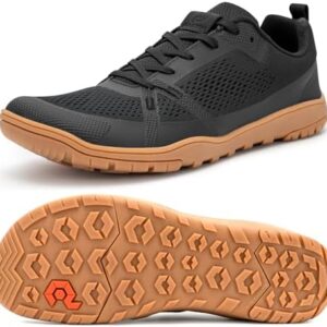 Pulltop Barefoot Trail Running Shoes for Men - Wide Toe Box | Zero Drop Sole | Minimalist Crossfit Training Shoes