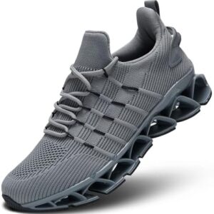 Mens Running Shoes Mesh Breathable Trail Runners Fashion Sport Blade Walking Tennis Sneakers