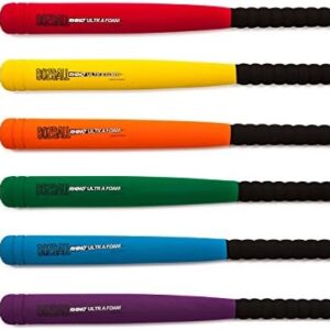 Champion Sports Rhino® Ultra Foam Covered Softball Bat and No Bounce Foam Ball Set