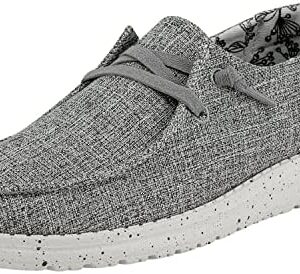 Hey Dude Women's Wendy Linen | Women’s Shoes | Women’s Lace Up Loafers | Comfortable & Light-Weight
