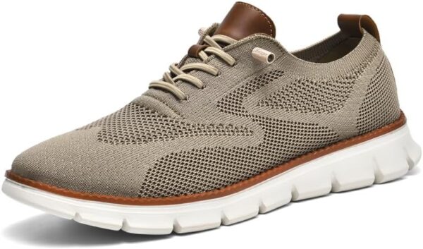 Breeze Shoes for Men Comfortable Oxfords Lace-Up Lightweight Casual Walking wearbreeze Urban Dress Shoes Breathable Upper