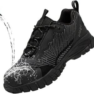 ulogu Women's Waterproof Hiking Shoes Lightweight Non-Slip Comfy All Day Walking Work Sneakers 6-Month Warranty