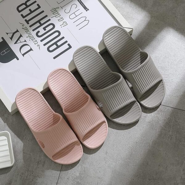 Shower Slippers for Women Men, Quick Drying Lightweight Non Slip Open-toe EVA Travel-friendly Breathable Shoes Slide Slippers for Bathroom,House Slipper,Outdoor - Image 3