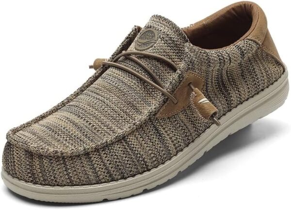 Grand Attack Men's Walking Boat Shoes-Slip On&Lace Up Casual Loafers, Comfortable & Lightweight Work Shoes | for Home, Leisure Travel, Driving Shoes - Image 2