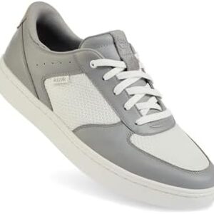 Kizik Oslo Retro-Modern Premium Leather with Mesh Panels Slip On Sneakers - Easy Slip-Ons | Casual Shoes for Men, Elderly | Stylish, Convenient and Orthopedic Shoes for Everyday and Travel