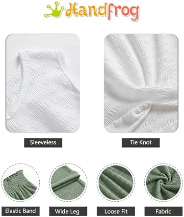 Kids Clothes Girls Summer 2025 Cute Outfits 2 Piece Tie Knot Crop Tops Wide Leg Long Pants Sets Suit - Image 6