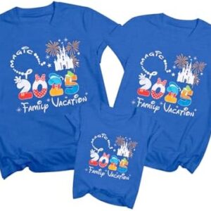 Family Vacation Shirts 2025 Family Matching Outfits Magical Tshirts for Family Cruise Trip Clothes Summer Travel Tops