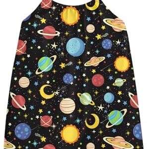 RAISEVERN Toddler Girls Halter Backless Romper Baby Kid Jumpsuit Pants Clothes with Pocket Size 1-6 T