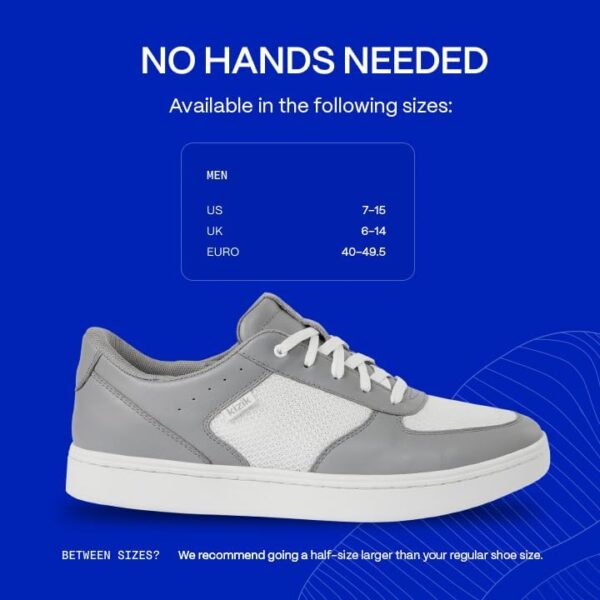 Kizik Oslo Retro-Modern Premium Leather with Mesh Panels Slip On Sneakers - Easy Slip-Ons | Casual Shoes for Men, Elderly | Stylish, Convenient and Orthopedic Shoes for Everyday and Travel - Image 4