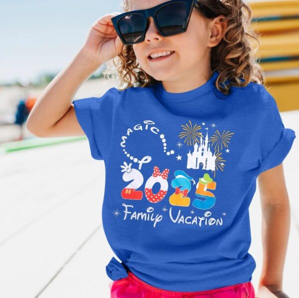 Family Vacation Shirts 2025 Family Matching Outfits Magical Tshirts for Family Cruise Trip Clothes Summer Travel Tops - Image 3