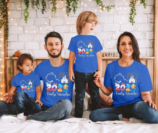 Family Vacation Shirts 2025 Family Matching Outfits Magical Tshirts for Family Cruise Trip Clothes Summer Travel Tops - Image 6
